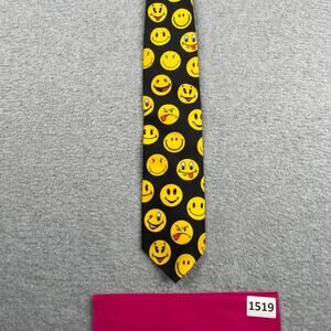 Ralph Marlin Smiley Faces Necktie Tie